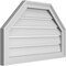 Ekena Millwork Octagonal Top Surface Mount PVC Gable Vent w/ 2"W x 1-1/2"P Brickmould Frame, 28"W x 18"H GVPOT28X1802SF - alternate 5